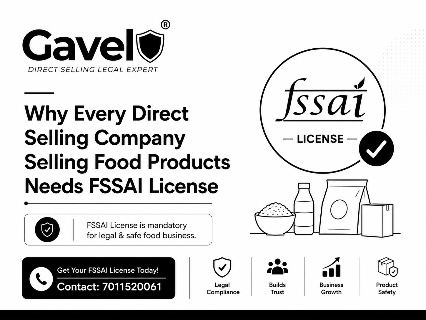Direct Selling Company FSSAI License Compliance for MLM Food Products in India